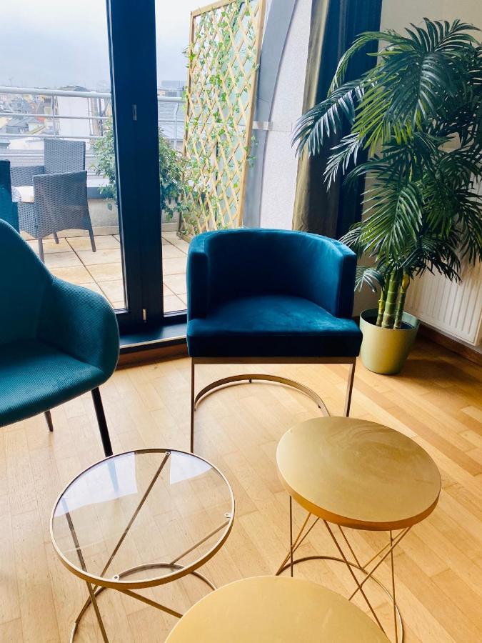 The Luxury Green Penthouse In City Center With Terrace And Free Parking Luxembourg Exterior photo